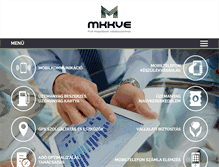 Tablet Screenshot of mkkve.hu